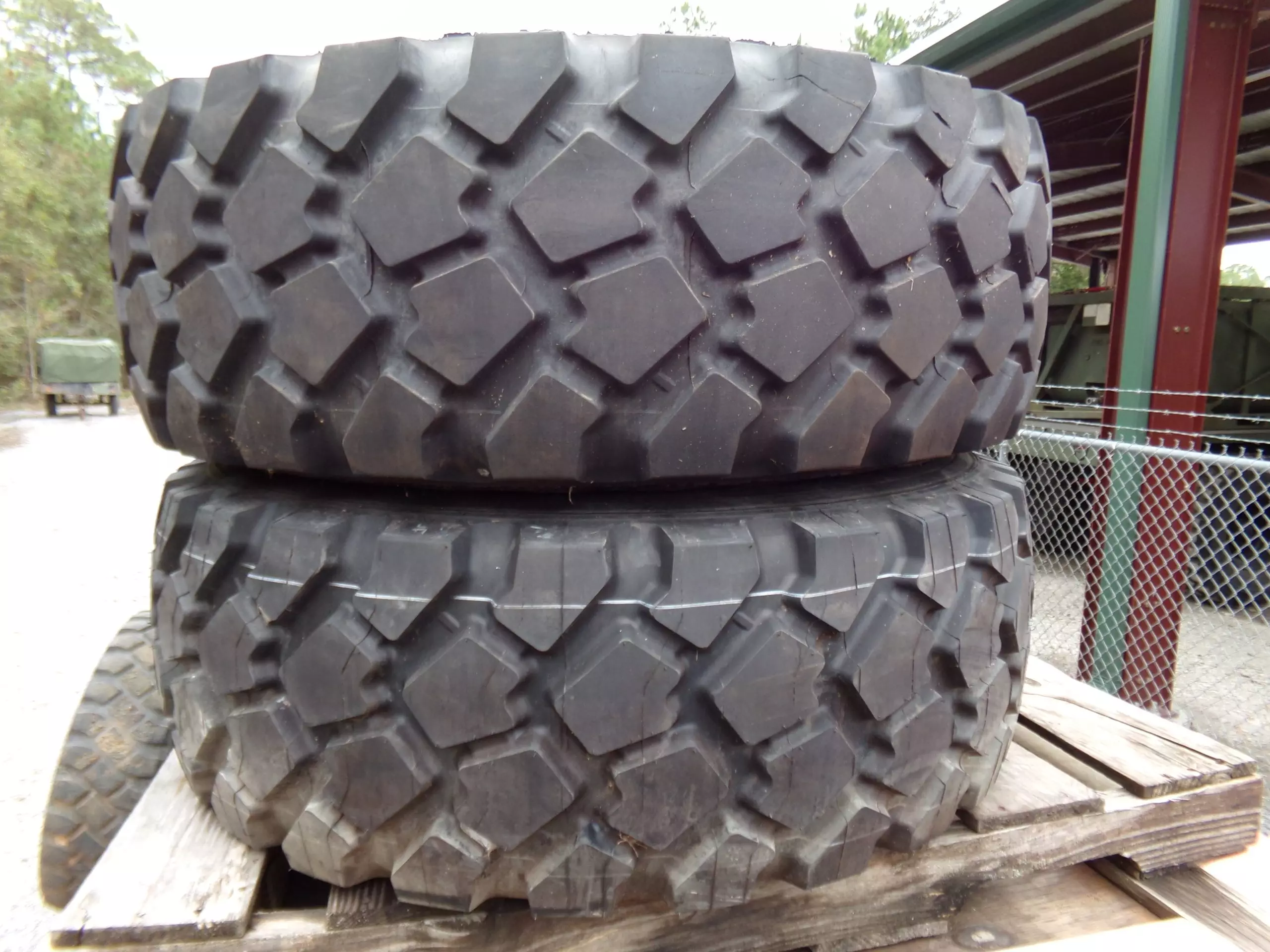 Michelin XZL365/80R20 Tires with Pneumatic Wheels (MRAP) – Military ...